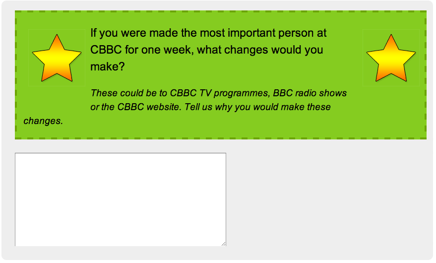 BBC Trust CBBC Consultation
