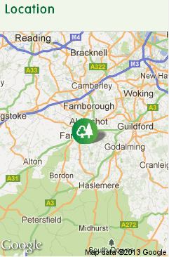 Location of Bourne Wood